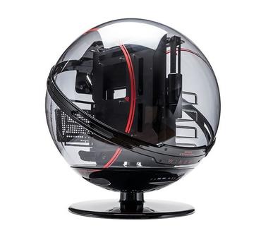 IN-WIN Full Tower Red, Transparent (IW-WINBOT-RED)