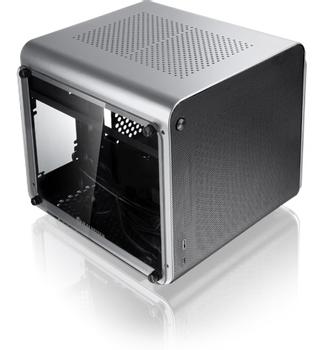 RAIJINTEK METIS EVO TG Mini-ITX-Gehäuse,  Tempered Glass - silber (0R20B00161)