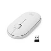 Logitech Pebble M350 - mus - Bluetooth,  2.4 GHz - elfenbenshvit (910-005716)