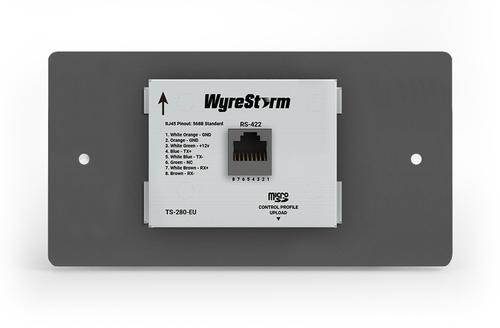 WYRESTORM TS-280-EU,  2.8"" Serial Control, Color Touch Display, 2-Gang (TS-280-EU)