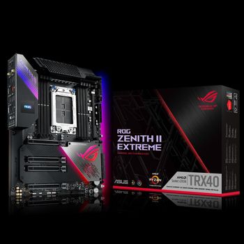 ASUS ROG ZENITH II EXTREME Bundkort - AMD TRX40 - AMD sTRX4 socket - DDR4 RAM - Extended ATX (90MB12C0-M0EAY0)