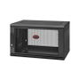 APC NetShelter WX AR106SH4 - Cabinet - wall mountable - black - 6U - 19"