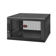 APC NetShelter WX AR106SH6 - Cabinet - wall mountable - black - 6U - 19"