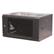 GARBOT 19" Wall mounted rack - Black. 6HEx450 mm Factory Sealed
