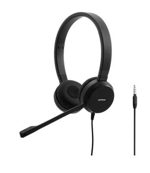 LENOVO o Pro Wired Stereo VOIP Headset - Headset - on-ear - wired - black (4XD0S92991)