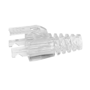 SCP SIMPLY45-BOOT-CAT6 - Snagless Boot/ Strain relief for Simply45-CAT6 Plugs Translucent 100 Pcs (SIMPLY45-BOOT-CAT6)