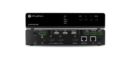 Atlona Five-Input Universal Switcher with Wireless Presentation Link (AT-UHD-SW-510W-EU)