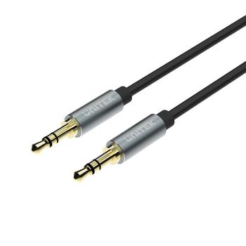 UNITEK Cable miniJack 3,5mm (M) - 3,5mm (M) TWIST  Y-C922ABK (Y-C922ABK)