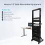 STARTECH 2-Post Server Rack with Casters - 42U (2POSTRACK42)