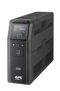 APC BACK UPS PRO BR 1200VA SINEWAVE8 OUTLETS AVR LCD INTERF ACCS (BR1200SI)