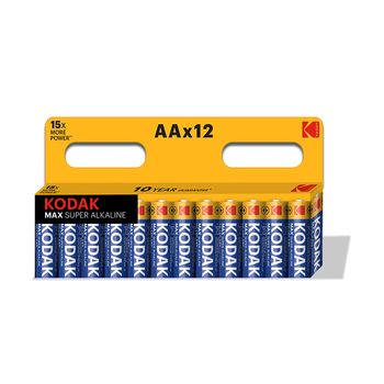 KODAK MAX alkaline AA battery (12 pack) (30952799)