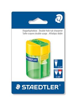 STAEDTLER Blyantsspidser m/holder Bouble ass trans blister (512 006 BK)