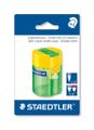 STAEDTLER Blyantspisser m/holder dobbelt hull trans blister