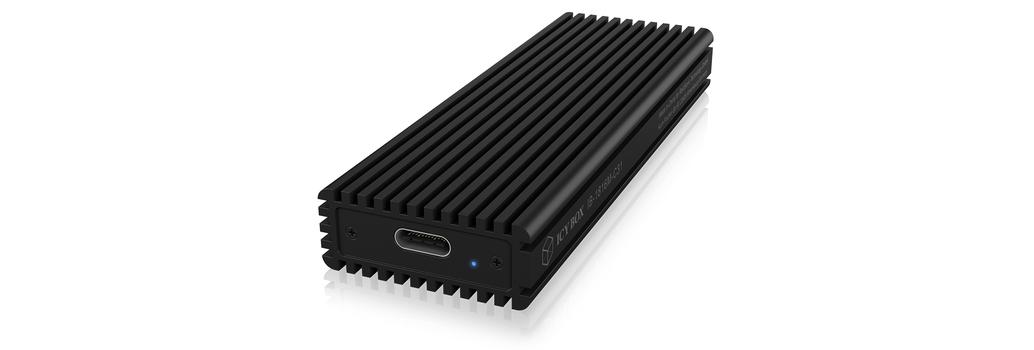 ICY BOX External enclosure for M.2 NVMe SSD, USB 3.1 Type-C, Black (IB-1816M-C31)