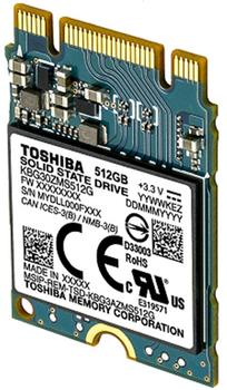 TOSHIBA BG3 CSSD 512 GB NVME PCIE M.2 2230 TLC BICS FLASH INT (KBG30ZMS512G)