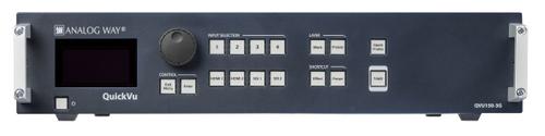 Analog Way - Hi-Resoluton Mixer True Seamless Switcher with 8 inputs with SD/ HD/ 3G-SDI output, QuickVu-3G (QVU150-3G)