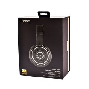 1MORE Triple Driver Over-Ear Headphones Silver (H1707-Silver)