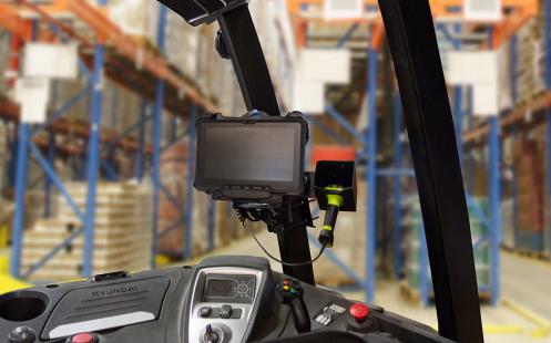 GAMBER-JOHNSON SCANNER POCKET TABLET MOUNT VESA 75MM AND AMPS PERP (7160-1389)