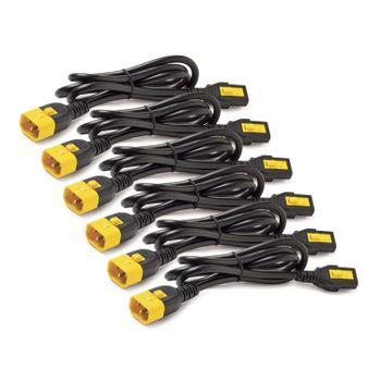 APC Power Cord Kit (6 ea), Locking F-FEEDS (AP8702S-WWX590)