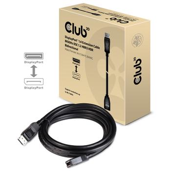 CLUB 3D DisplayPort-Kabel 1.4 VerlÃ¤ngerung 3m 8K60HZ St/Bu retail (CAC-1023)
