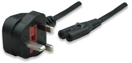 MANHATTAN Power Cord/ Cable,  Uk 3-Pin  (322843)