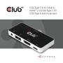 CLUB 3D USB TYPE C 3.1 GEN 1 TO HDMI 2.0b + 1 USB 2.0 TYPE A + USB C CHARGE UP TO 100W + 1 COMBO AUDIO JACK FEMALE (CSV-1591)