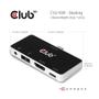 CLUB 3D USB TYPE C 3.1 GEN 1 TO HDMI 2.0b + 1 USB 2.0 TYPE A + USB C CHARGE UP TO 100W + 1 COMBO AUDIO JACK FEMALE (CSV-1591)
