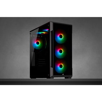 CORSAIR iCue 220T RGB Black Front Glass Edition, Mid-Tower (CC-9011190-WW)