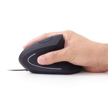 GEMBIRD Ergonomic 6-button optical mouse MUS-ERGO-01,  3200 DPI, USB, Black (MUS-ERGO-01)