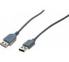 EXC USB2.0 extension cord a male/ a female | USB-A - USB-A | 2.0 | 3m | Harmaa