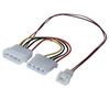 EXC Molex power adapter cable for fan-3 pins | Adaptor | 0,25m
