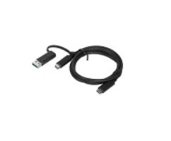 LENOVO o - USB cable - 24 pin USB-C (M) to 24 pin USB-C (M) - 20 V - 5 A - 1 m - black (4X90U90618)