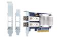 QNAP QXP-16G2FC - Värdbussadapter - PCIe 3.0 x8 låg profil - 16Gb Fibre Channel Gen 5 x 2 - med 2 st. SFP+ sändare (TRX-16GFCSFP-SR) - för QNAP TS-1277, 463, 677, 877, 977, EC1280, TVS-2472, 682, 872, (QXP-16G2FC)