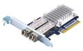 QNAP QXP-16G2FC - Värdbussadapter - PCIe 3.0 x8 låg profil - 16Gb Fibre Channel Gen 5 x 2 - med 2 st. SFP+ sändare (TRX-16GFCSFP-SR) - för QNAP TS-1277, 463, 677, 877, 977, EC1280, TVS-2472, 682, 872, (QXP-16G2FC)