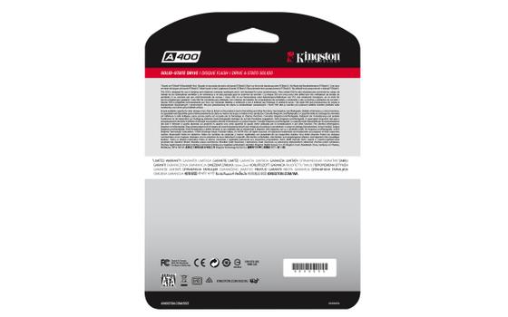 Kingston A400 - Solid State Drive - 240 GB - intern - 2.5" - SATA 6Gb/s (SA400S37/240G)