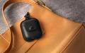 TWELVESOUTH Twelve South AirSnap Premium Leather Case for AirPods with integrated swivel clip - Black (12-1802)
