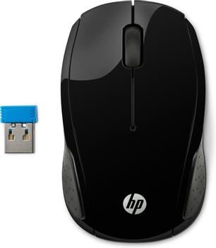 HP 200 Black Wireless Mouse (X6W31AA#UUF)