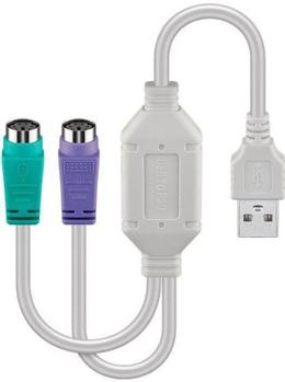 MICROCONNECT USB A - Converter 2x PS/2 0,3m (USBA2XPS2)