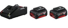 Bosch Starter Set 2 x GBA 18V 4.0Ah + GAL 18V-40 Professional strømadapter - med batteri - 2 - Li-Ion