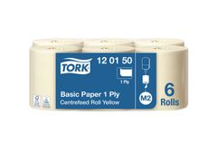 TORK Håndklæderulle Tork Universal 310 M2 1-lags Gul Krt/6 (120150)