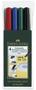 FABER-CASTELL FC multimark-kynä Fine 4-värisrj spriiliukoinen (151304)