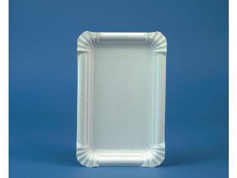 PAPSTAR Tallerken PURE papp 13x20cm hvit (250) (11062)