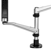 StarTech Desk Mount Dual Monitor Arm - Full Motion Articulating Arms - Premium Dual Monitor Stand - For up to 30" (19.8lb/ 9kg) VESA Mount Monitors - Tool-less Assembly - Steel & Aluminum monteringssett - full  (ARMDUAL30)
