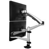 StarTech Desk Mount Dual Monitor Arm - Full Motion Articulating Arms - Premium Dual Monitor Stand - For up to 30" (19.8lb/ 9kg) VESA Mount Monitors - Tool-less Assembly - Steel & Aluminum monteringssett - full  (ARMDUAL30)