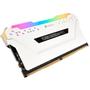 CORSAIR 32GB RAMKit 2x16GB DDR4 2666MHz 2x288 Dimm unbuffered 16-18-18-35 Vengeance RGB PRO White Heat spreader RGB LED 1,35V (CMW32GX4M2A2666C16W)