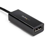 StarTech USB C to DisplayPort Adapter, 8K/5K/4K USB Type C to DP 1.4 Alt Mode Video Converter,  HBR3/ DSC/ HDR,  8K 60Hz, Thunderbolt 3 Compatible DisplayPort 1.4 Monitor Display Adapter - 8K USB-C to DP Adapter ( (CDP2DP14B)