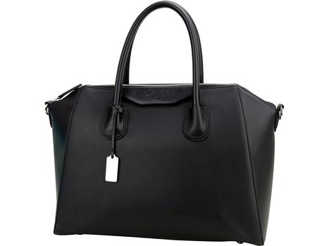 CIRAFON Florence - Taske 15.6" Ægte læder Sort (DZ-8026)