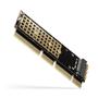 AXAGON PCI-E 3.0 16x - M.2 SSD NVMe. Up to 80mm  Factory Sealed