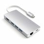SATECHI SATECHI Type-C Multiport Adapter 4K with Ethernet V2- Silver