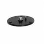 SENNHEISER GZP 10 MOUNTING PLATE, FOR ATTACHING SPOTLIGHTS/ ANTENNAS TO WALL AND CEILING, 3/8” EXTERNAL THREAD, BLACK